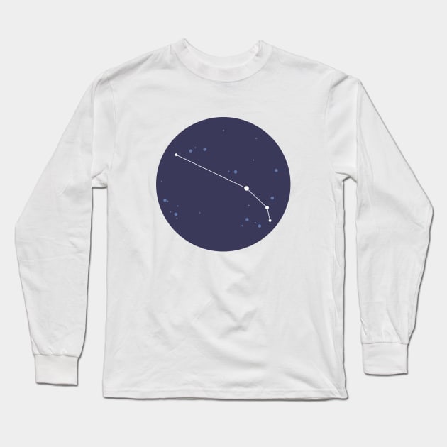 Aries Constellation Long Sleeve T-Shirt by aglomeradesign